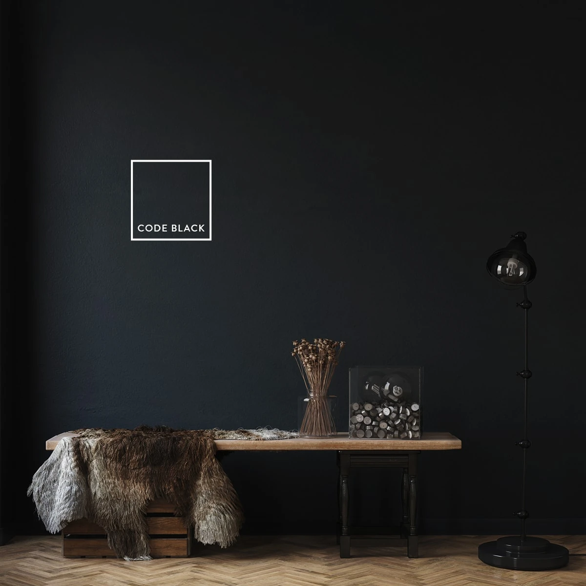 Code Black Tam Siyah Iç Cephe Boyası 2,5 Lt