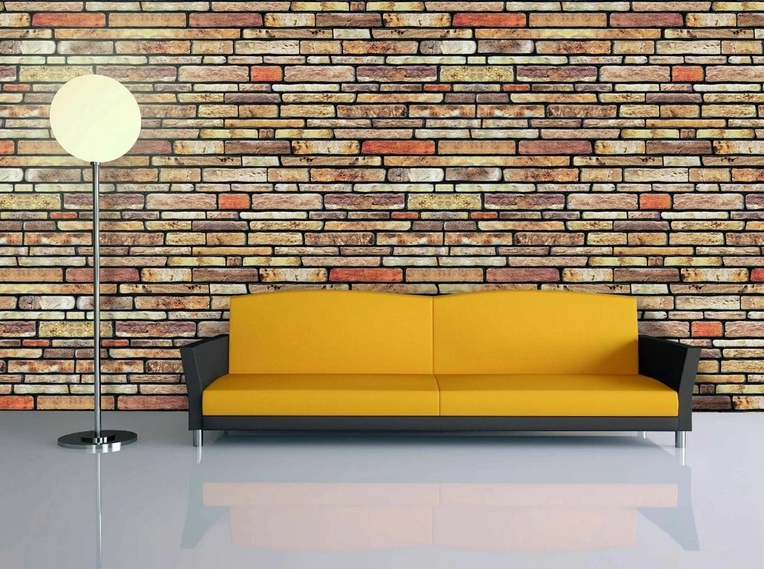 5 Adet (2,5m2) x Kesme Taş Desenli 3 Boyutlu Renkli Strafor Köpük Duvar Kaplama Paneli (KS-401)