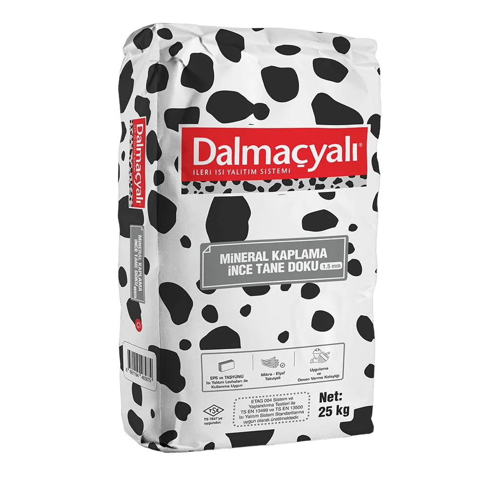 FİLLİ Dalmaçyalı Mineral Kaplama - İnce Tane Doku (1,5 mm)