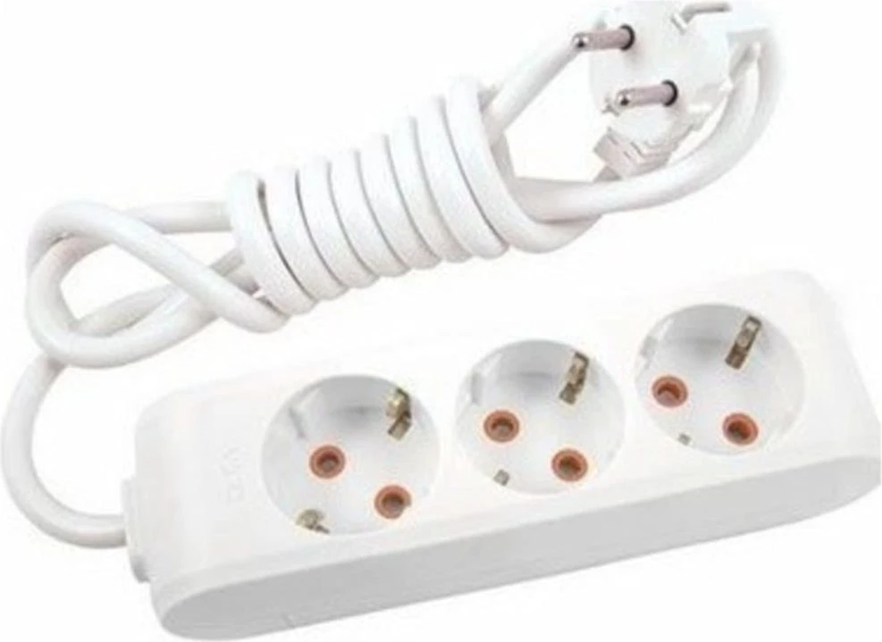 Multi-Let 5 Mt. Üçlü Priz Topraklı Çocuk Korumalı Kablolu