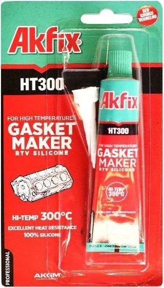 HT300 Sıvı Conta Yüksek Isı Silikonu 50 Ml75 Gr Kırmızı