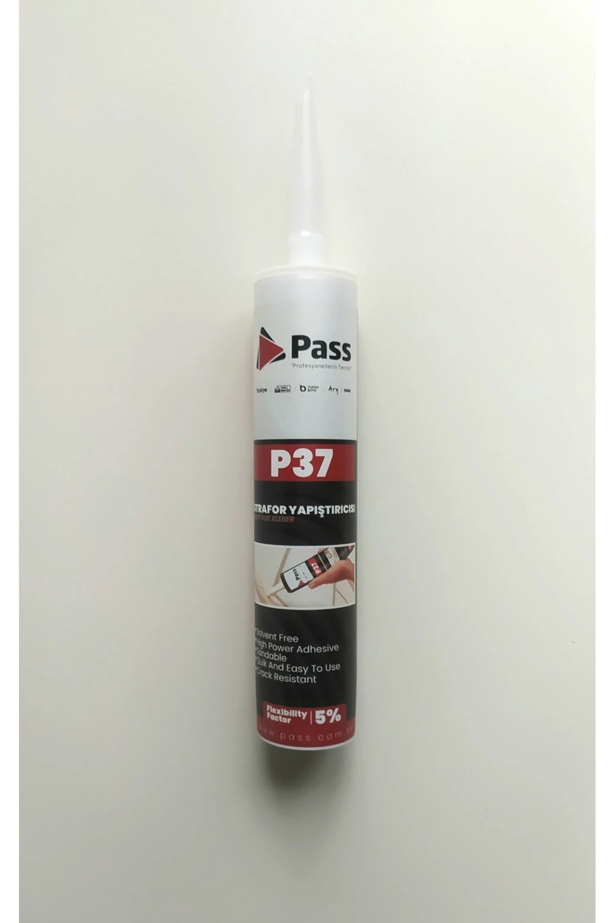 Strafor Stropiyer Kartonpiyer Duvar Paneli Süpürgelik Yapıştırıcı / Sıvı Çivi Silikon Tabancası