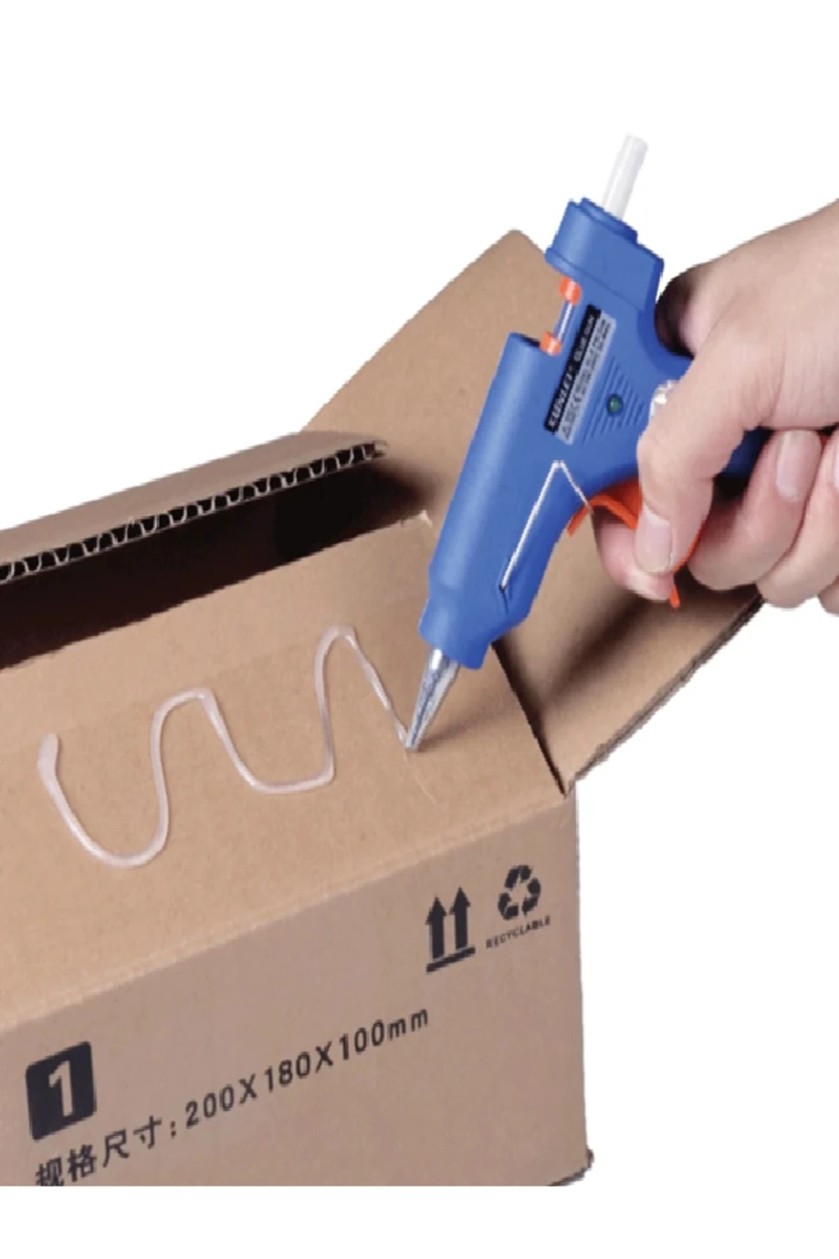 1 kg 11.3x300 Mm Kalın Mum Silikon Çubuk Sıcak Şeffaf