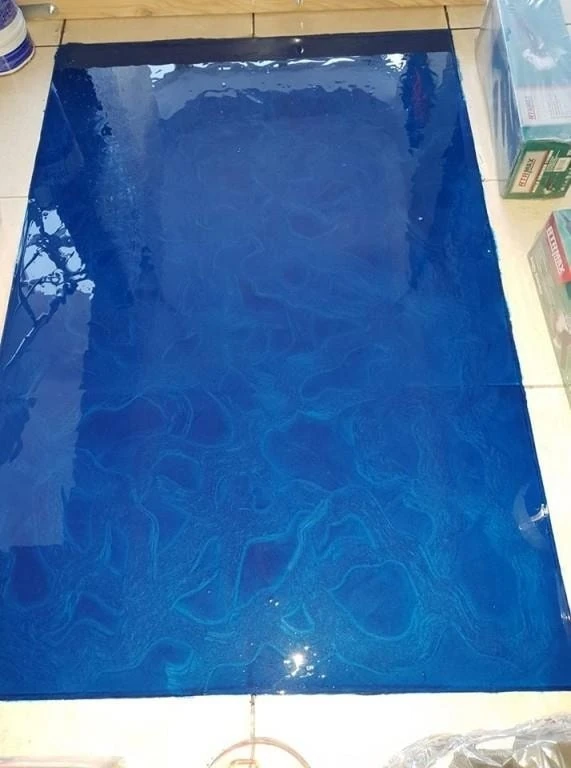 Isonem Liquid Marble Tezgah ve Zemin Kaplaması 5 kg Set Violet