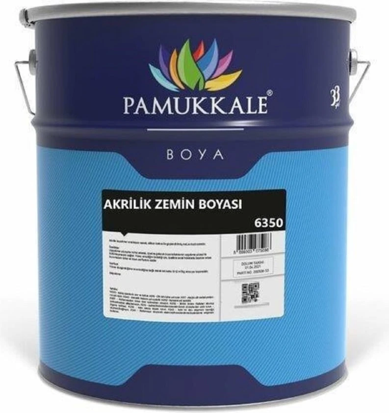 Akrilik Zemin Boyası 2.5 kg Ral 9016 Beyaz