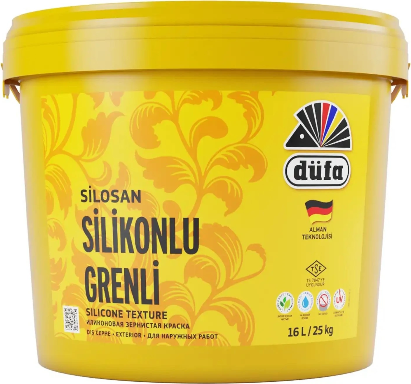 Silosan Silikonlu Grenli Beyaz 25 kg