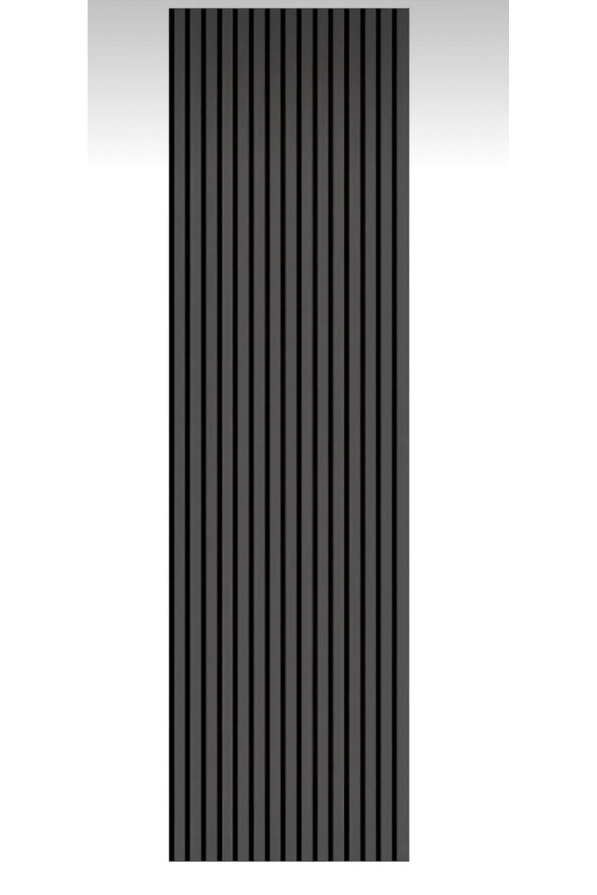 100 X 275 Antrasit Gri Akustik Duvar Paneli / Mdf