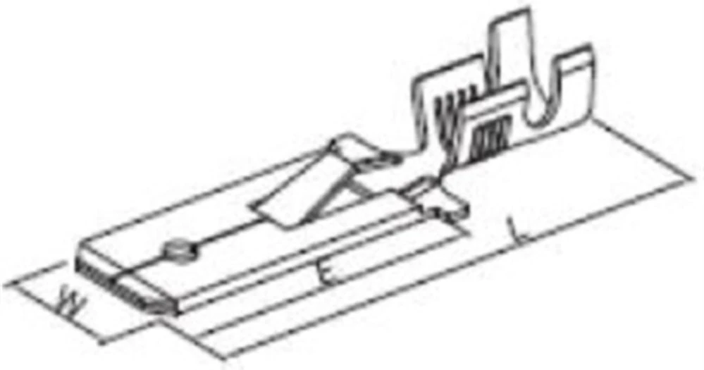 (100+100 Adet)  Uzun Erkek ve Küçük Dişi Fiş (Kablo Ucu- 6,3mm)