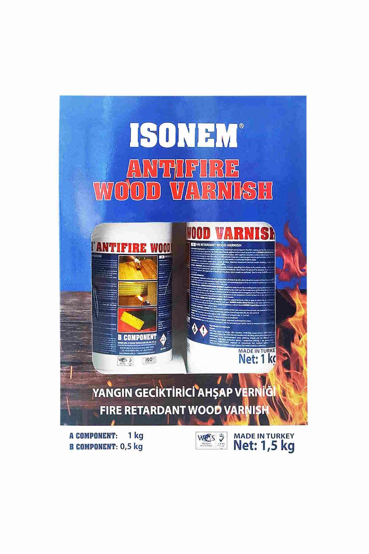 Antifire Wood Varnish A+B Kompenant 1,5 kg