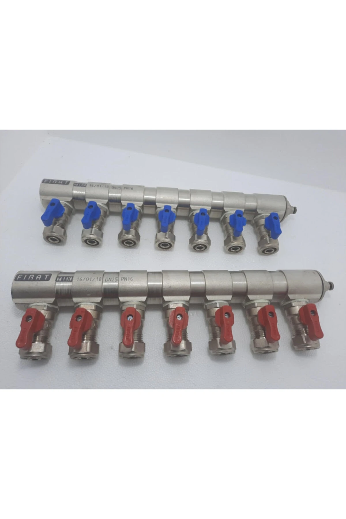 1"mini Küresel Vanalı 7 Çıkışlı Kollektör Takımı