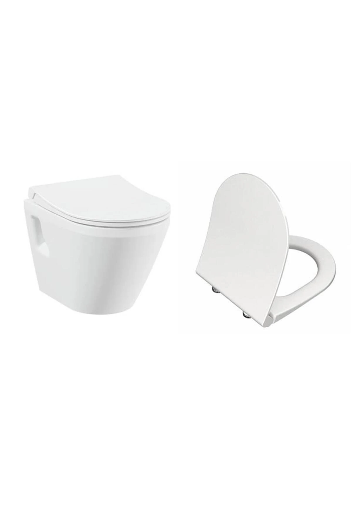 İntegra Rim-ex Kanalsız Asma Klozet +  Slim Duroplast Klozet Kapağı 7062L003-0850