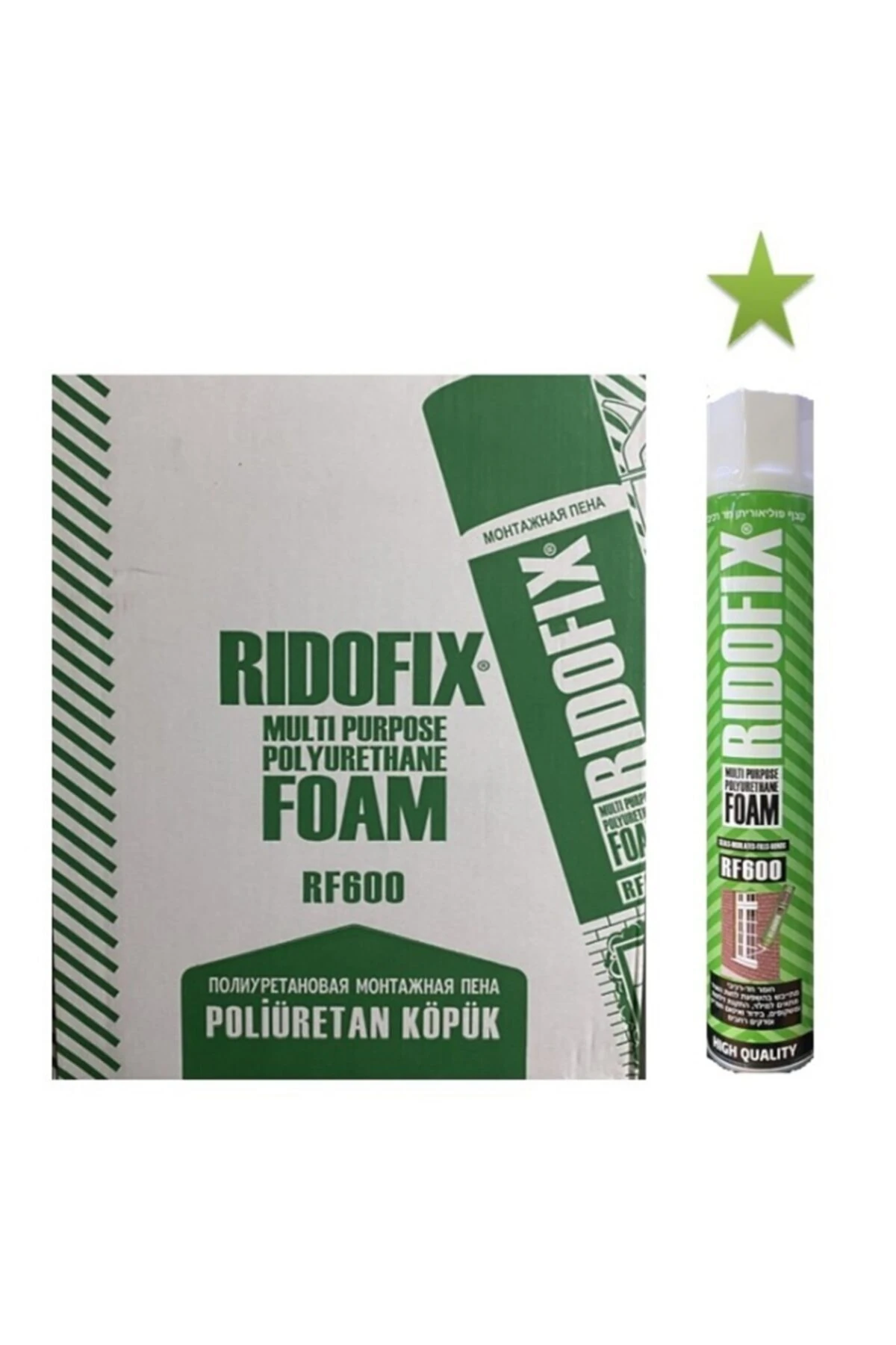 12 Adet 600 Gr Sosfix Poliüretan Köpük Kapı Pencere Ekonomik Montaj Köpüğü