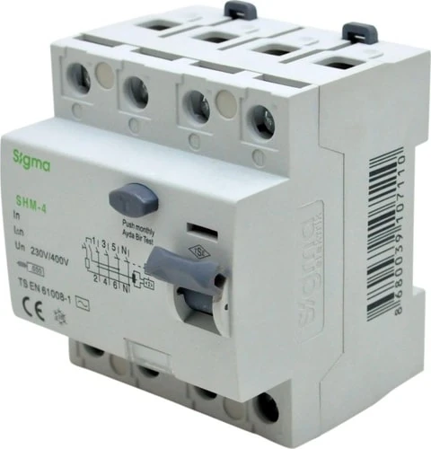 Shm-4 6ka 30MA 40A Kaçak Akım Koruma Şalteri