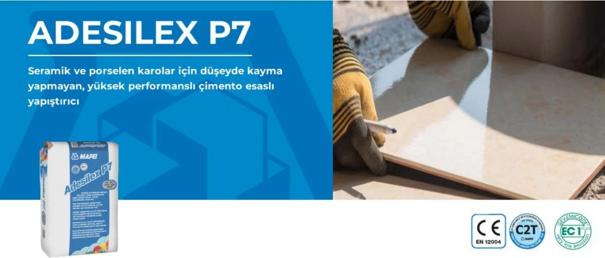 Adesilex P7 25 kg (Çimento Esaslı Yapıştırıcı) Gri