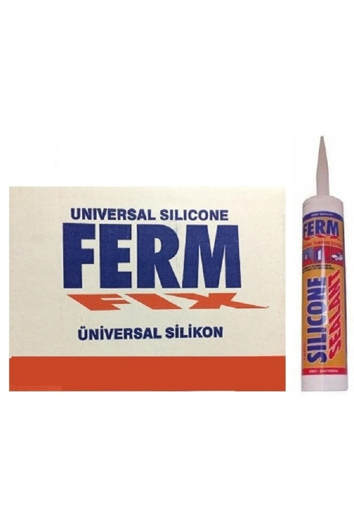 24 Adet 280 gr Şeffaf Asetik Genel Amaçlı Silikon 1 Koli