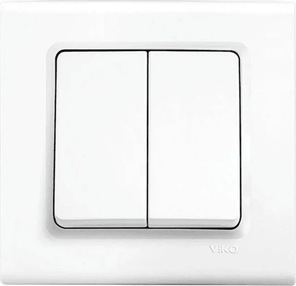 Linnera Komütatör Beyaz 90440002 (Çerçeve Dahil) (8 Adet)