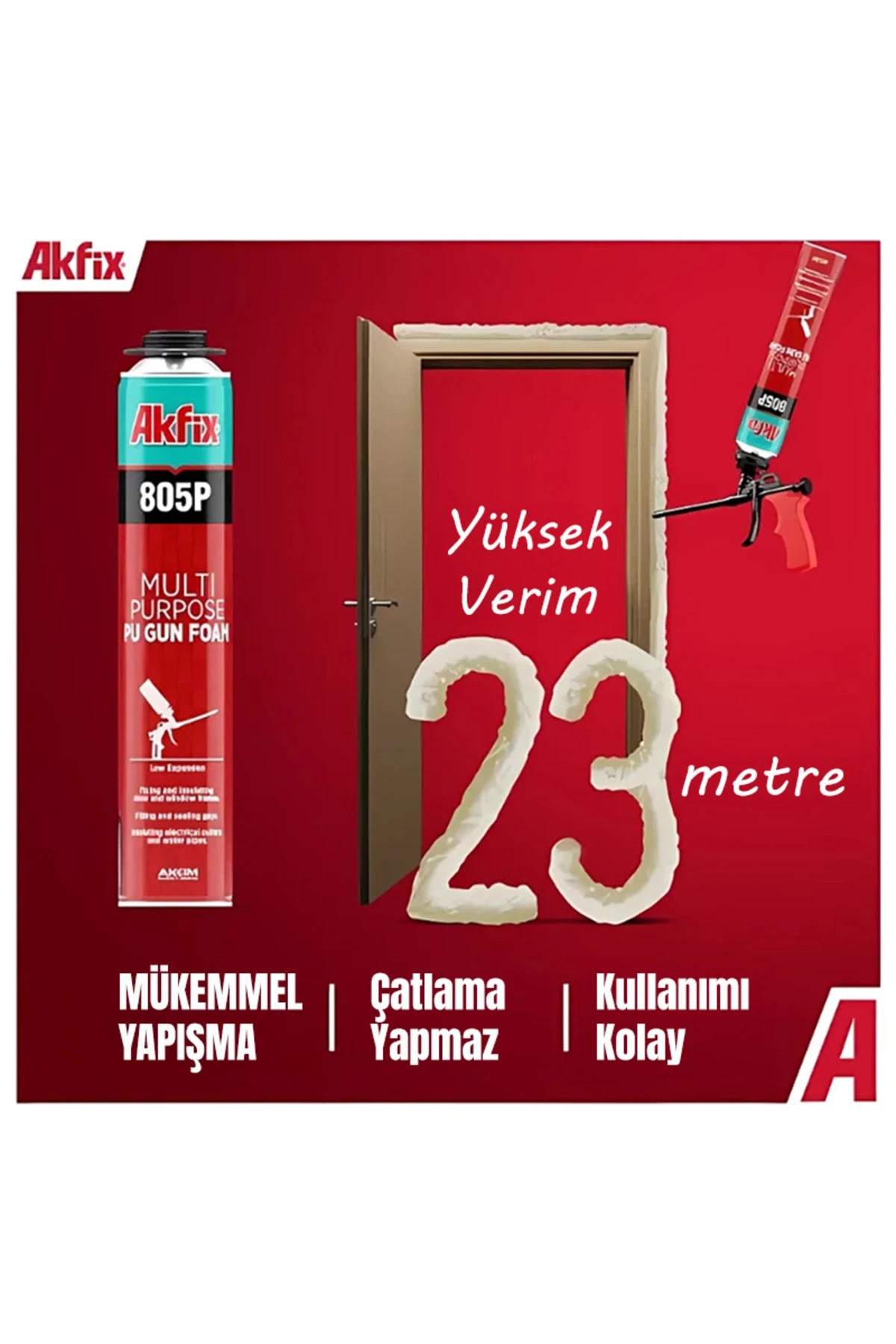 805p Tabancalı Poliüretan Köpük 750 Ml