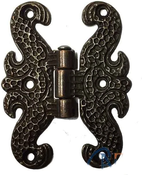 Zamak Kelebek Menteşe - Büyük, 50X67MM, Oksit, 100 Adet