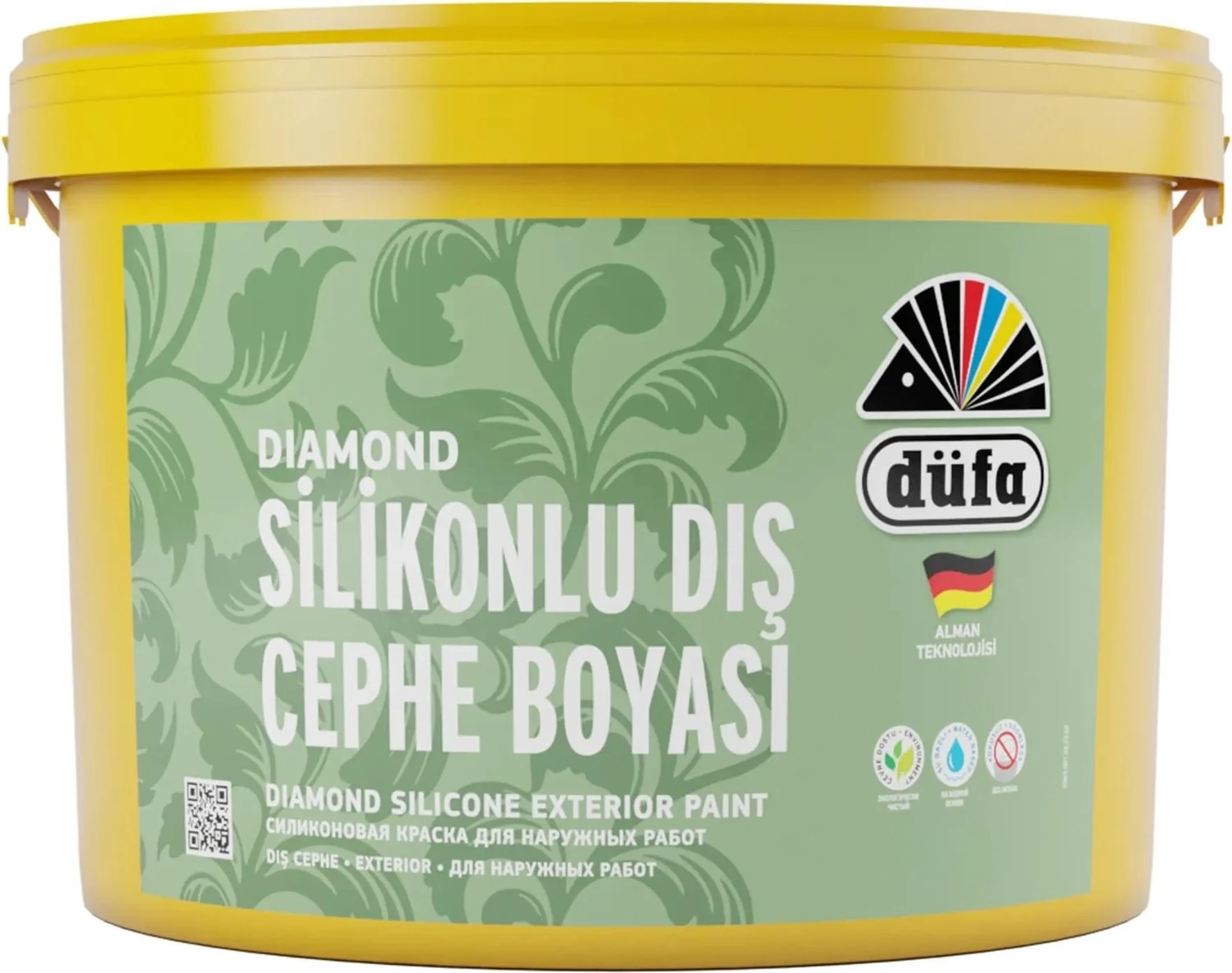 Diamond Silikonlu Dış Cephe Boyası Beyaz 10 kg