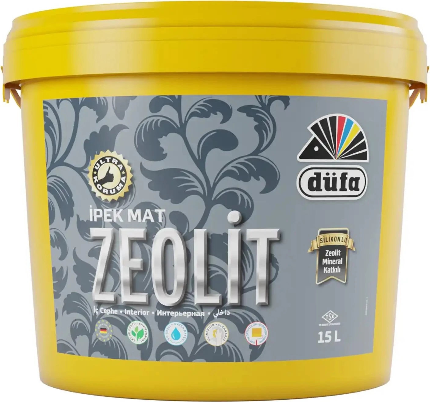 Zeolit İpek Mat İç Cephe Duvar Boyası 1060 Bej 15 l