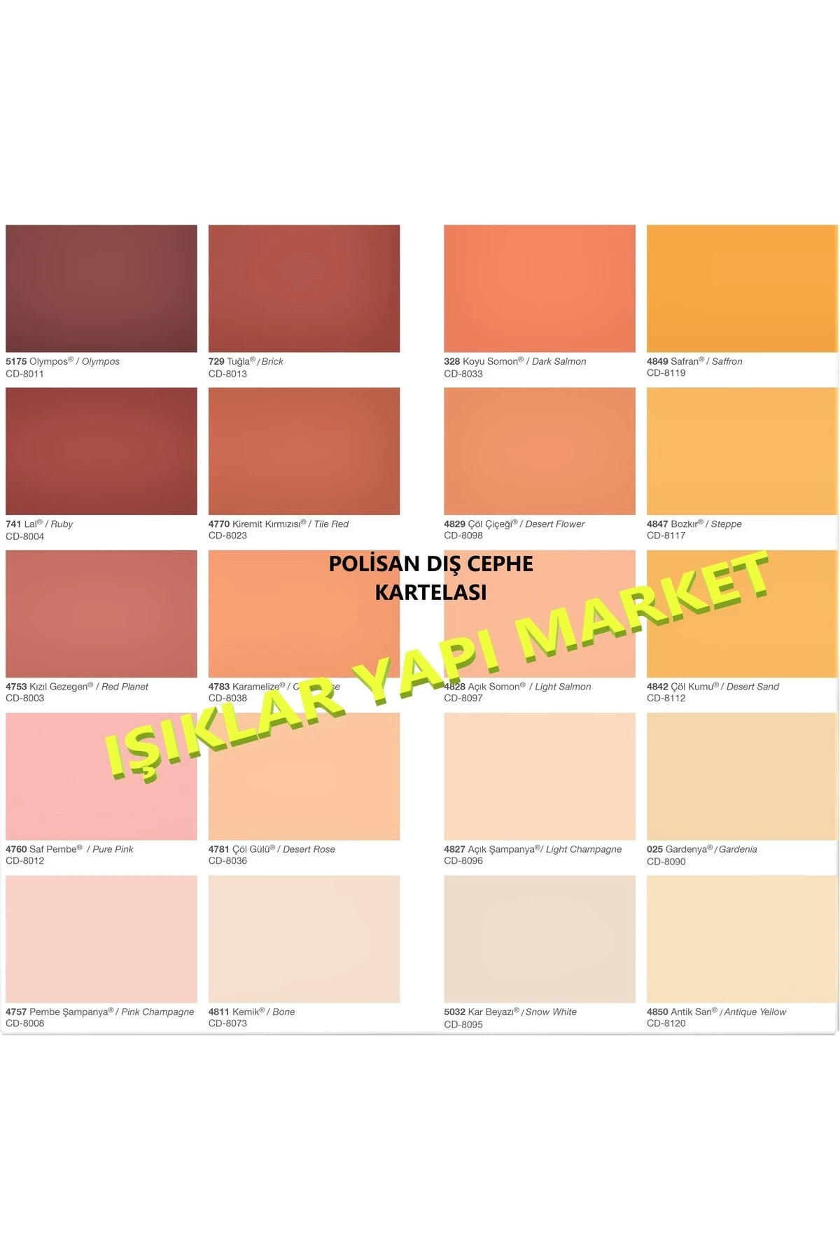 Dış Cephe Boyası-a1 Akrilik Düz-15litre(20KG.)-cd-8167 Sisli Orman