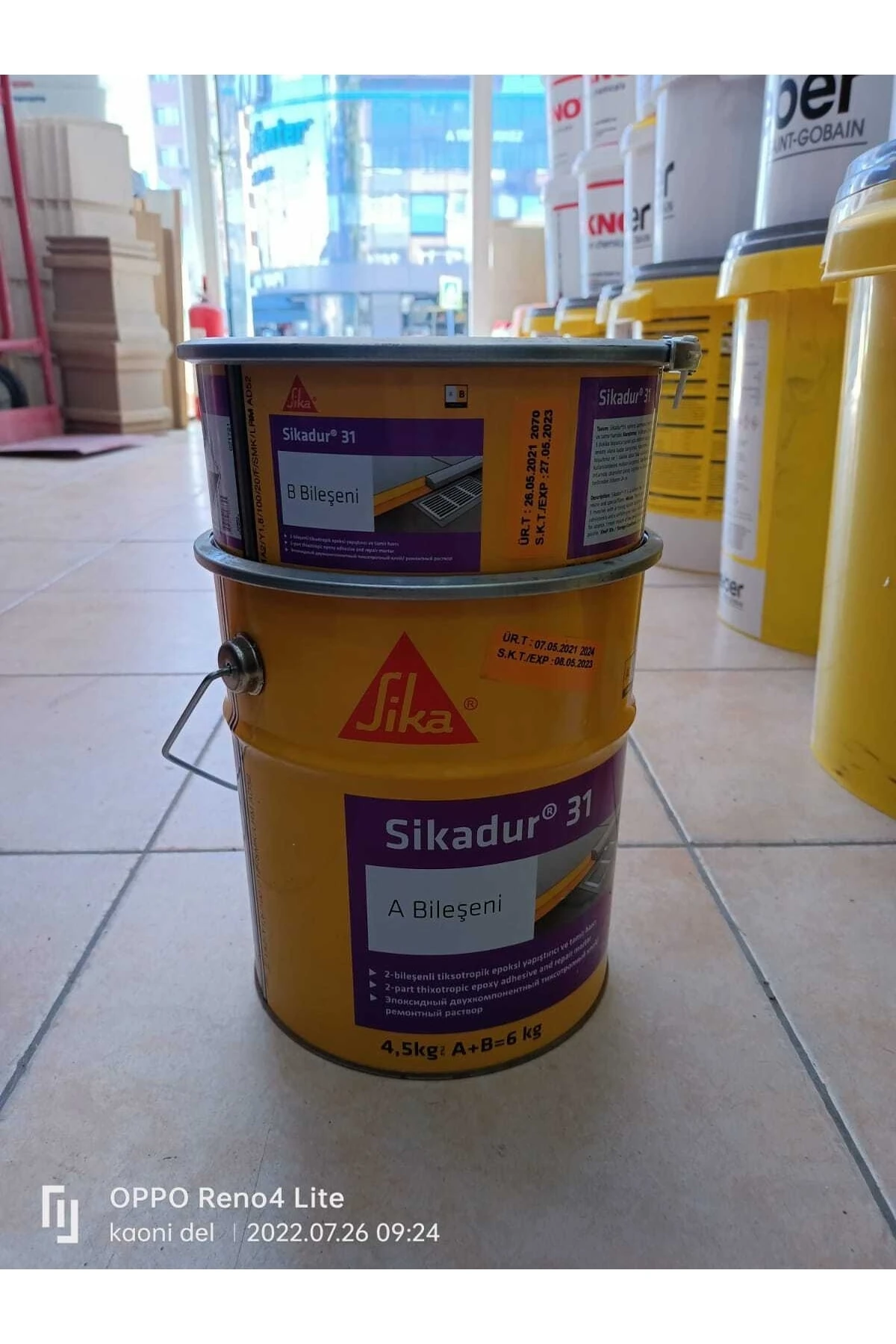 Dur 31 / Iki Bileşenli Tiksotropik Epoksi Yapıştırıcı Ve Tamir Harcı