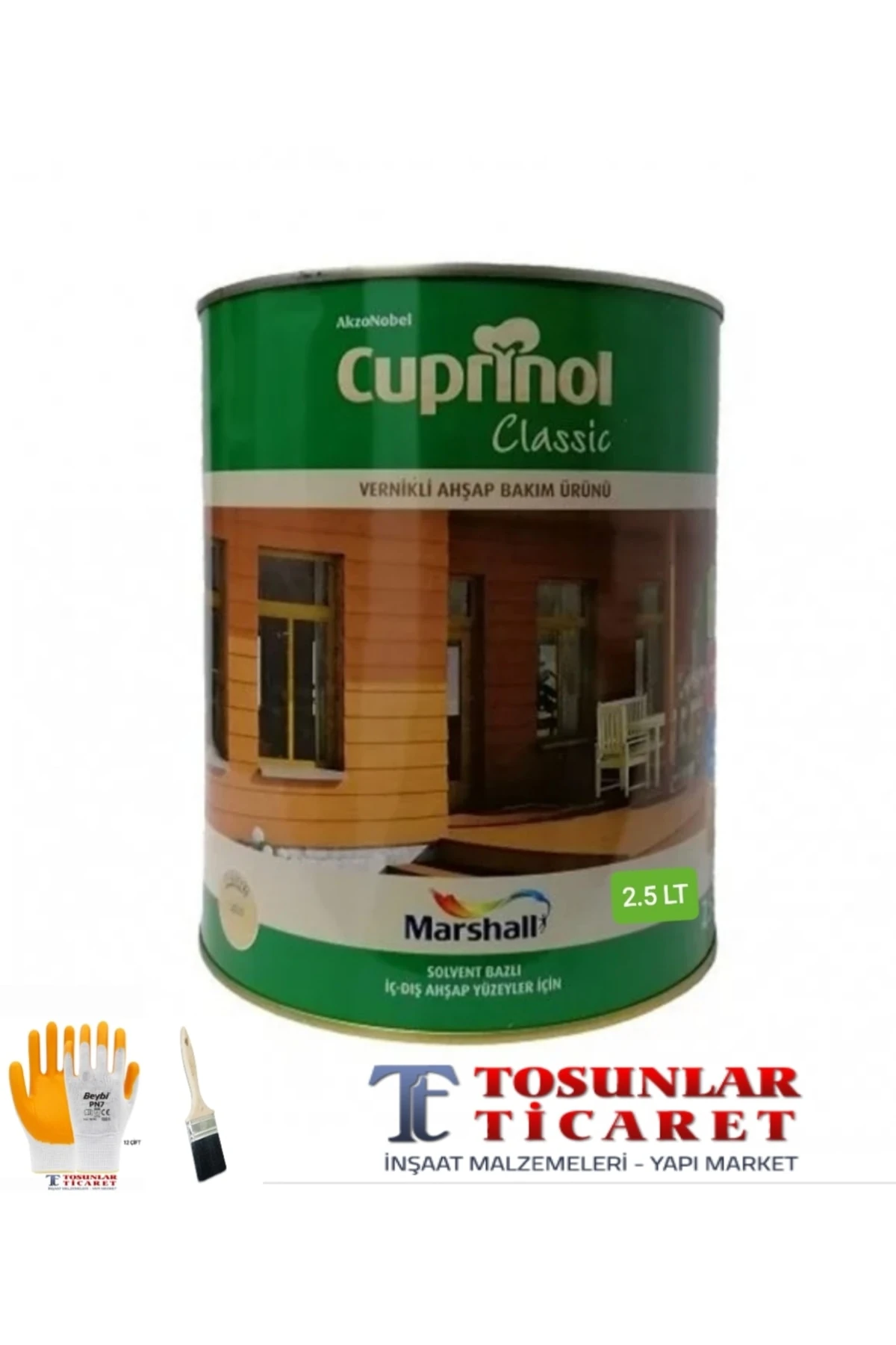 CUPRİNOL CLASSİS VERNİKLİ AHŞAP BAKIM ÜRÜNÜ 2.5 LT AÇIK MEŞE