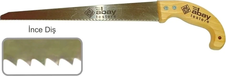 Buğz Ince Diş Bağ Testere 35 cm - Ahşap Sap