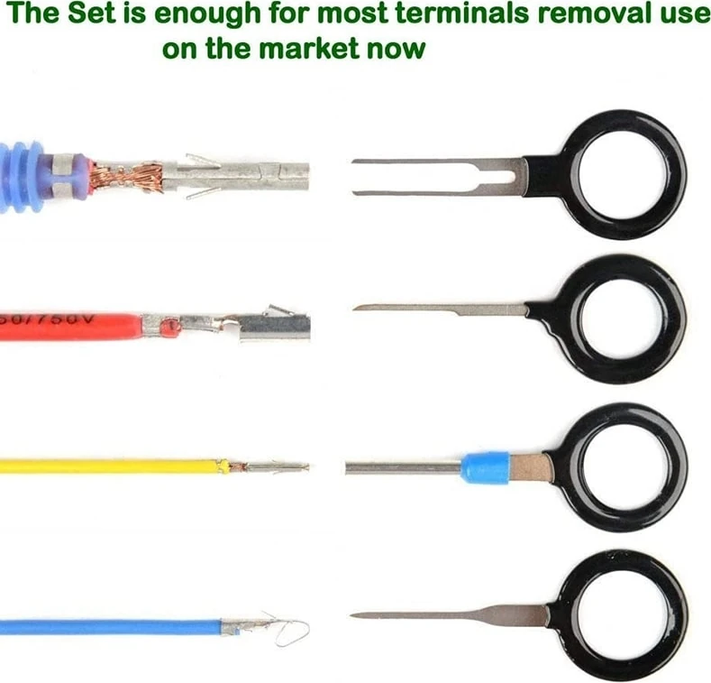 Tel Konnektör Terminal Pimi Çıkarıcılar, Sıkma Konnektör Pimi ve Kablo Demeti Terminal Çıkarıcı, Iğne Çıkarma Alet Seti