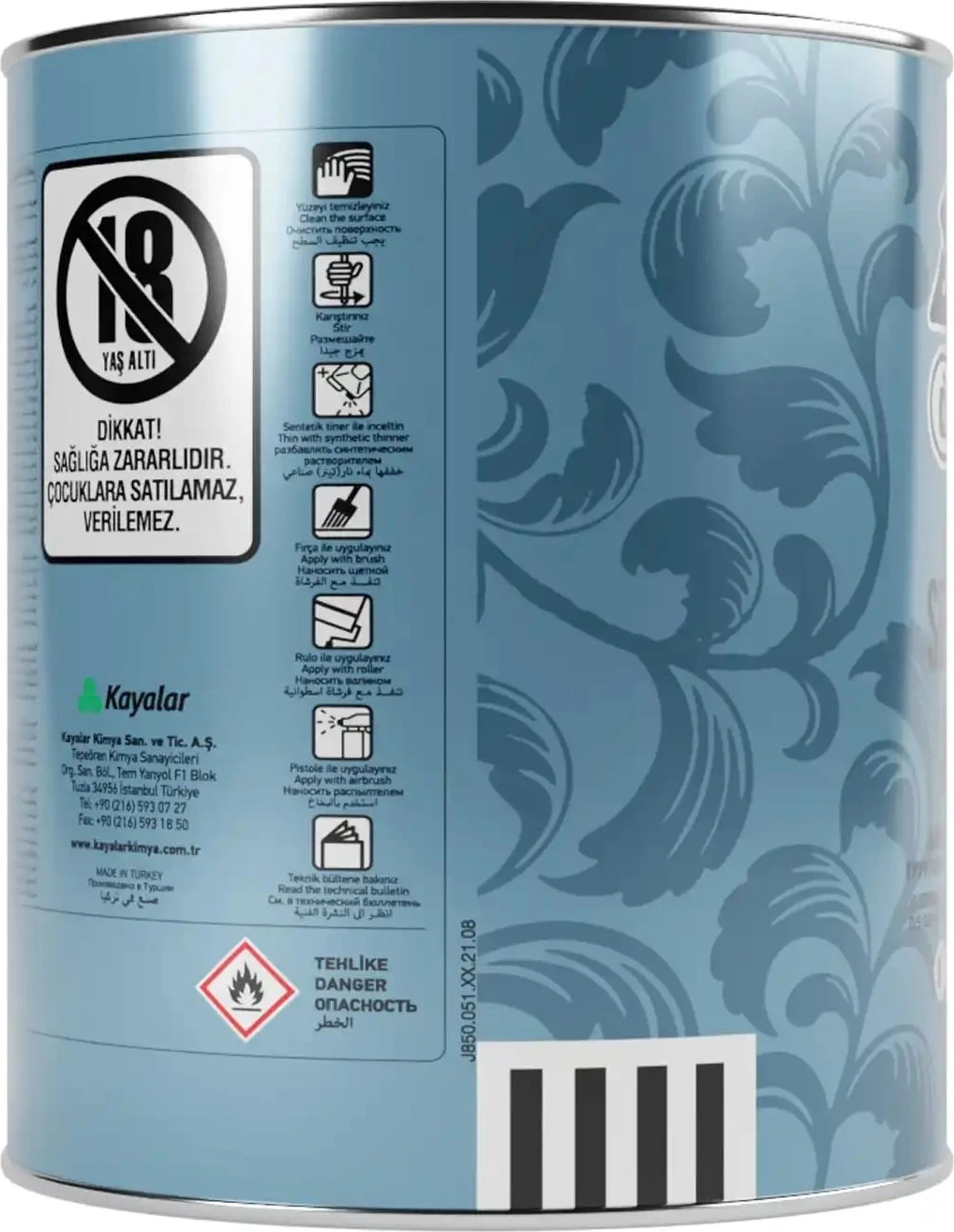 Diamond Sentetik Son Kat Astar Beyaz 1 kg