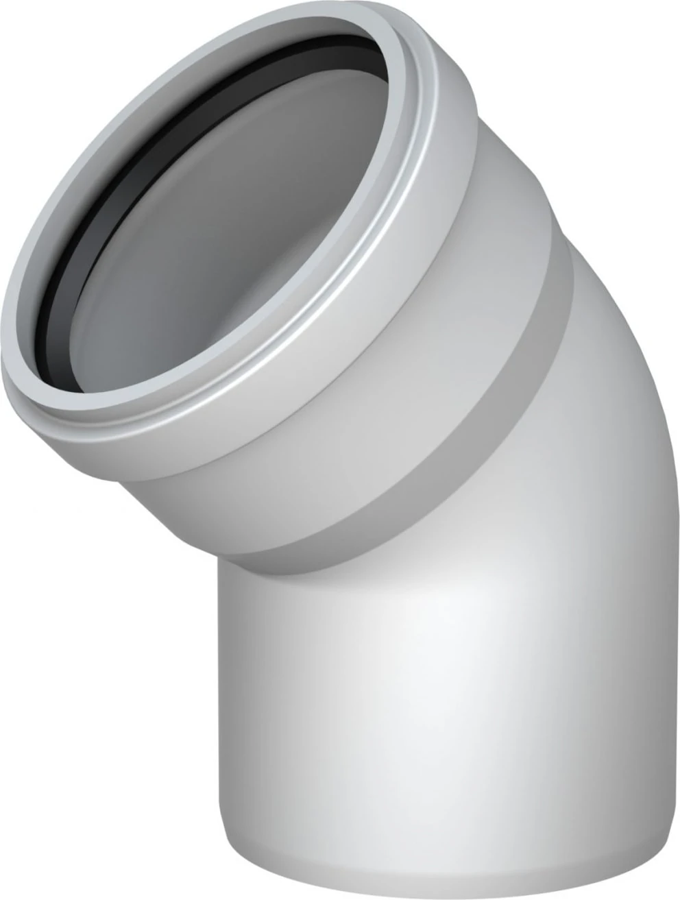 Pvc Atık Su Borusu 45 Derece 110 mm 10 Adet