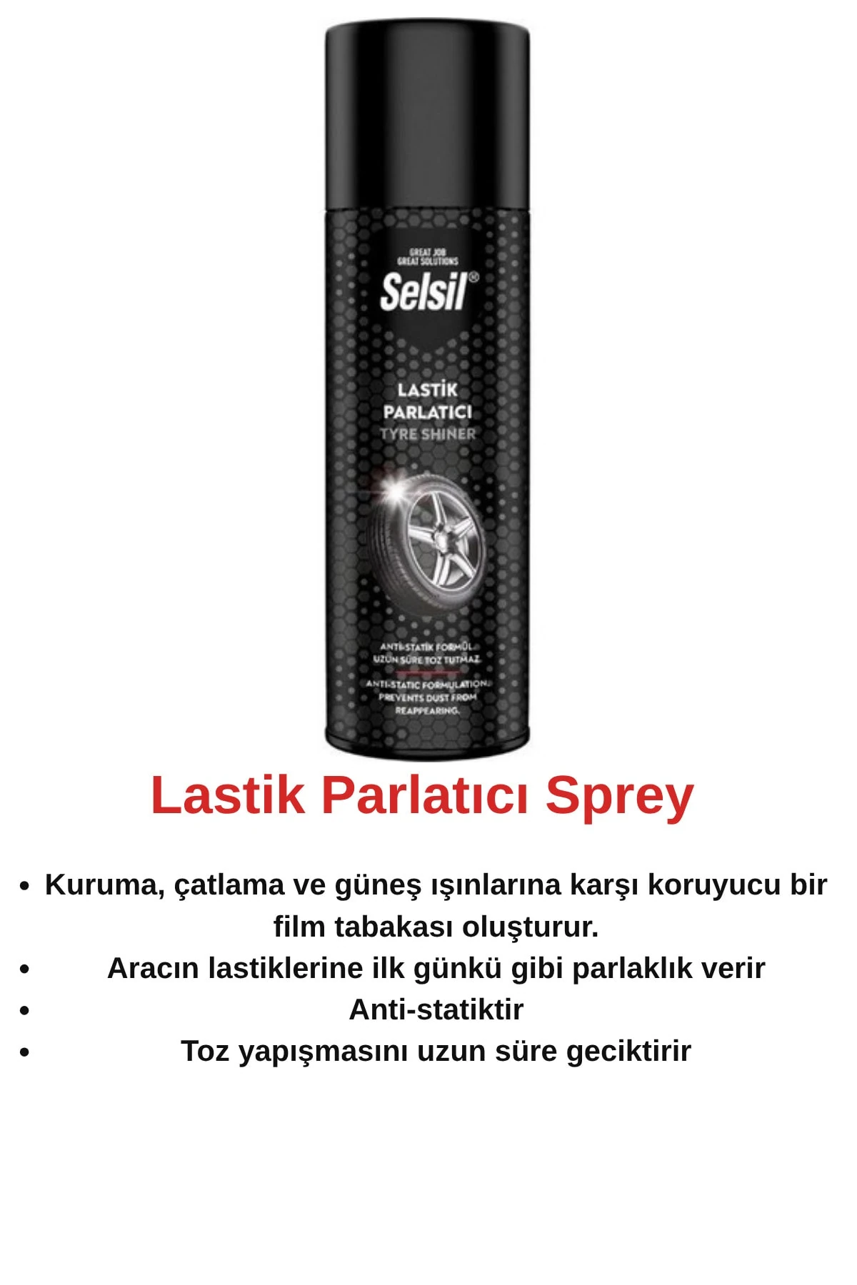 Oto Bakım Temizlik Seti Lastik Parlatıcı Uyumlu Torpido Parlatıcı Klima Temizleme Araç TemizlemeSeti