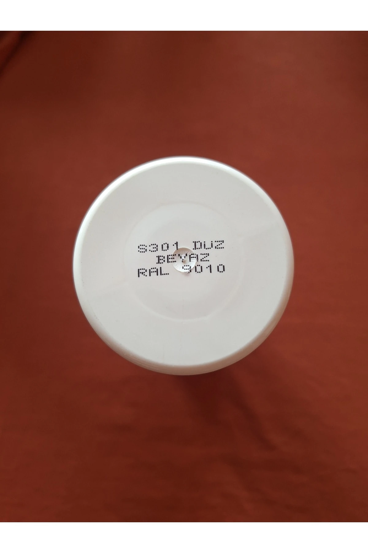 Akrilik Sprey Boya 400 ml –Düz Beyaz RAL 9010, Hızlı Kuruyan