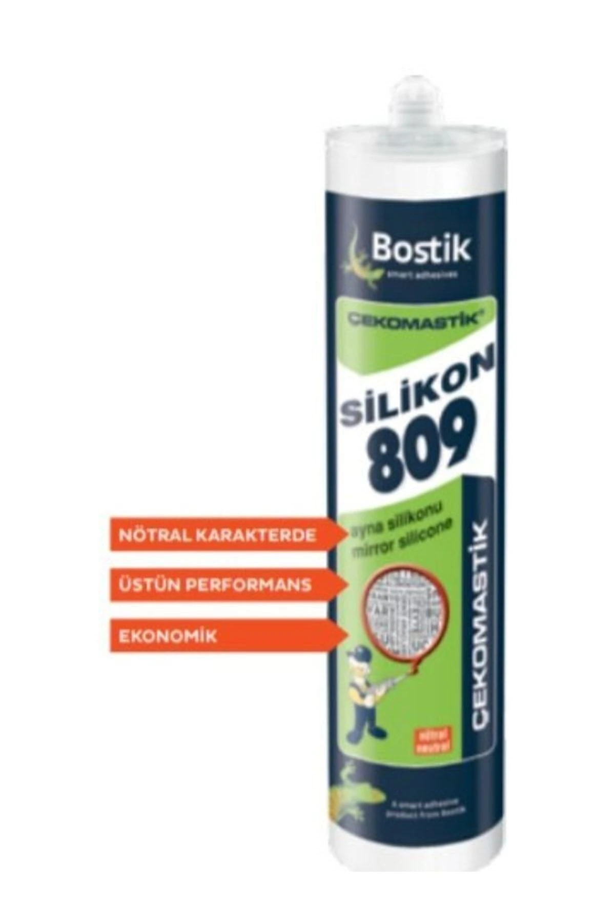 6 Adet Bostik Ayna Silikonu 6 Adet Bostik 809 ,ayna Silikonu ,310 ml
