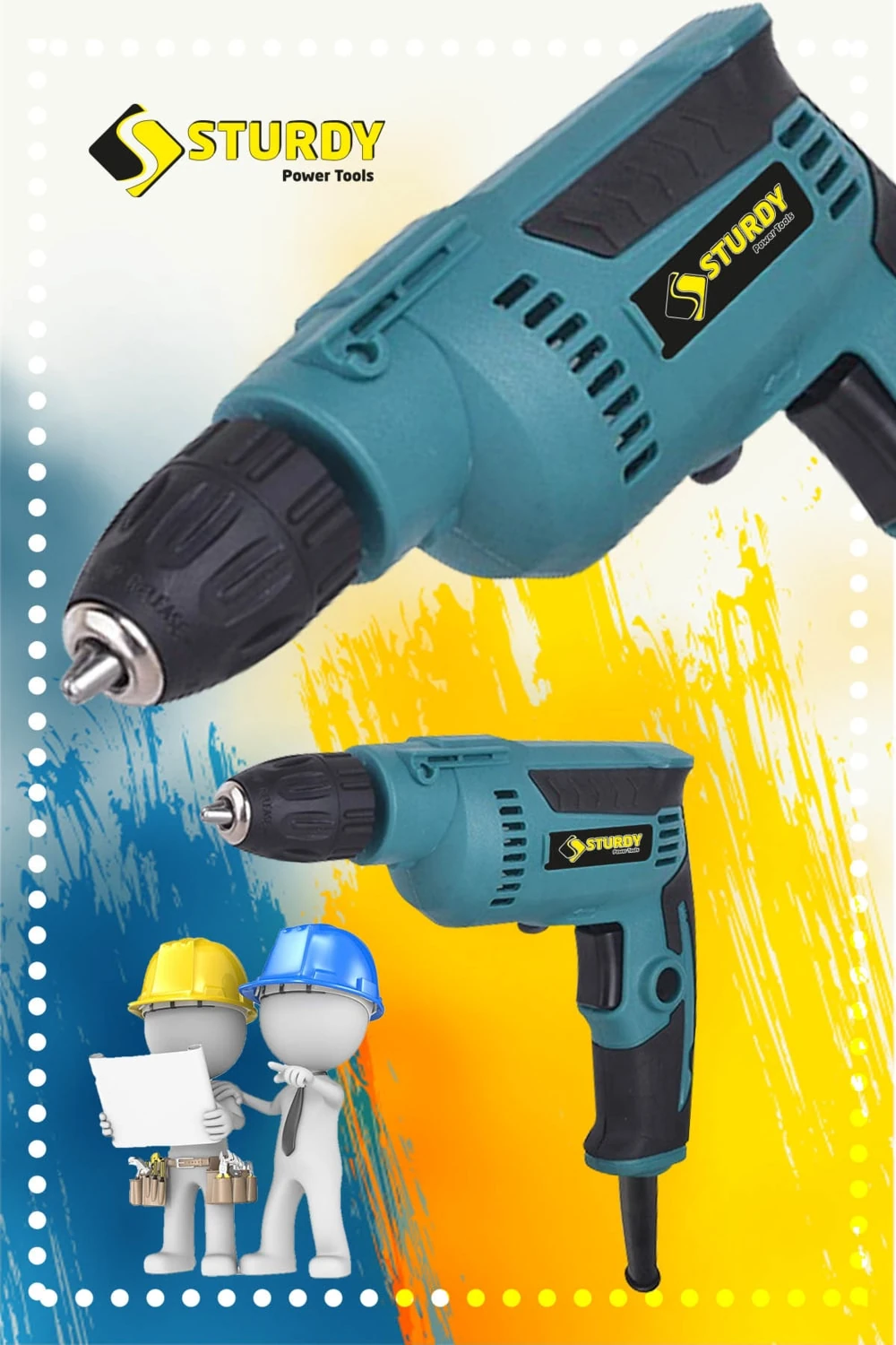 Japon Techno Hummer Drill 3200 V 35.000 Rpm Sjs Metal Sanzıman Devir Ayarlı Darbeli Matkap