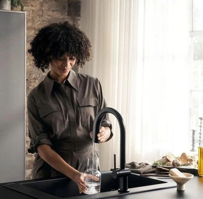 Aqittura M91 Eviye Bataryası 210 Filtre Sistemi Çekilebilir Gaga,1jet, Başlangıç Kiti