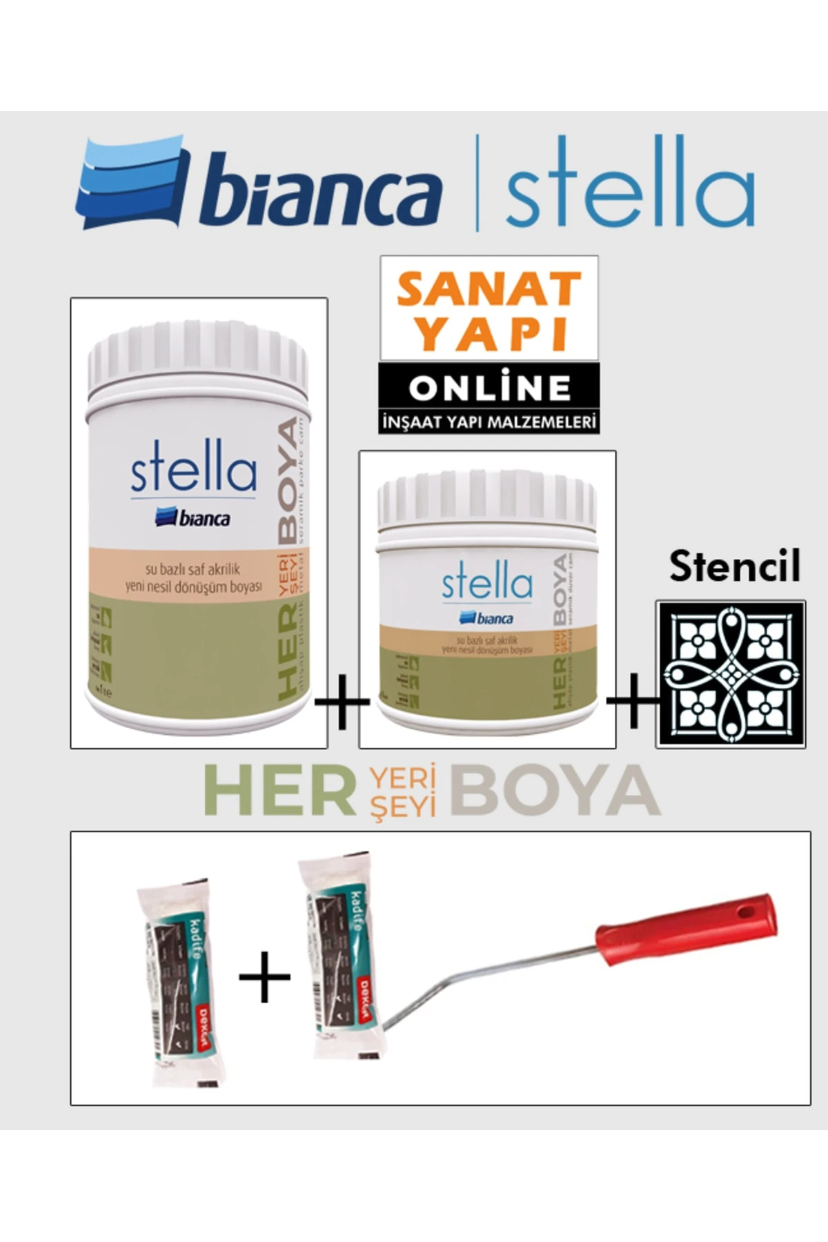 Stella Su Bazlı Boya 1.5 Lt Setler