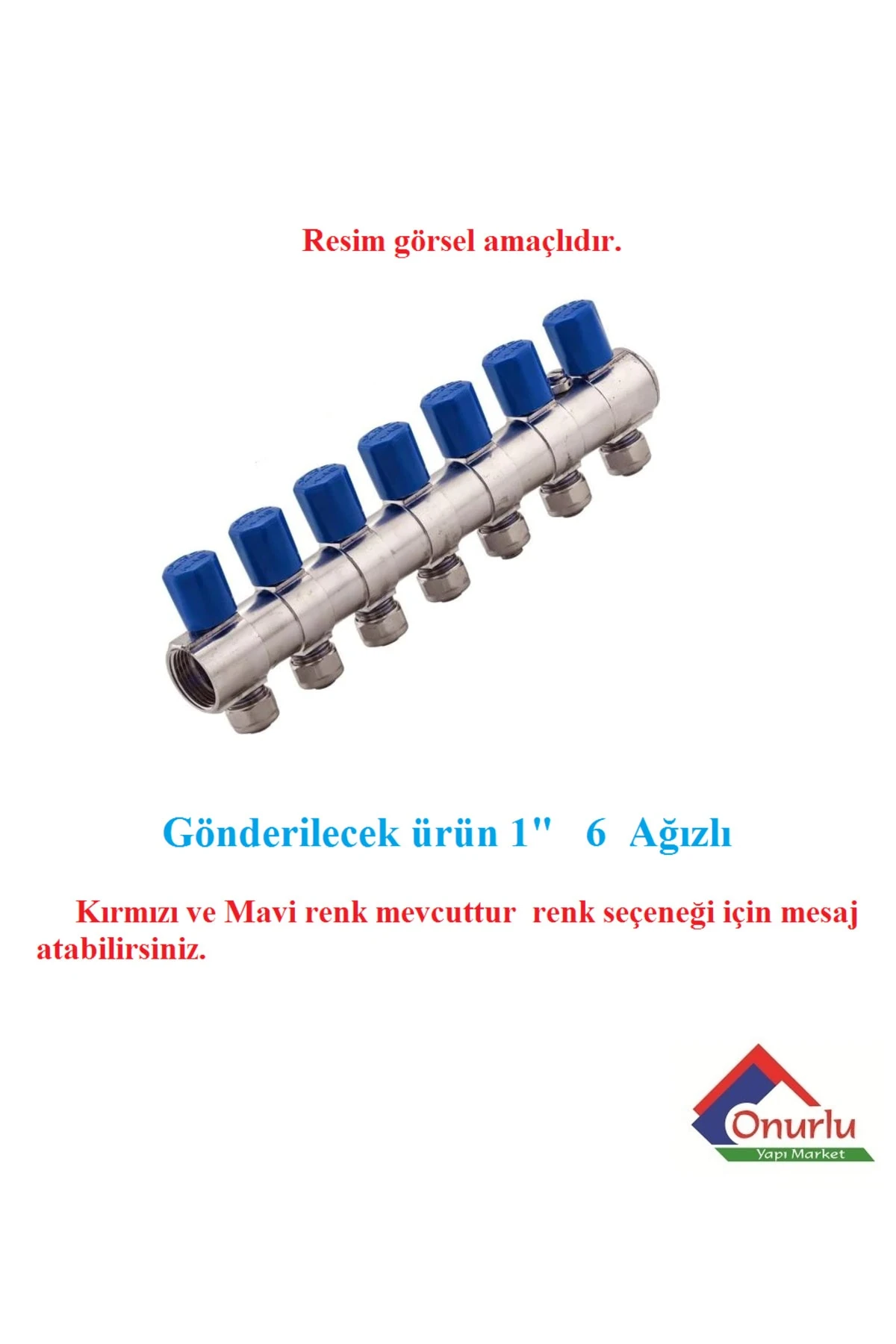 1" 6 Ağızlı Kendinden Vanalı Kollektör 284