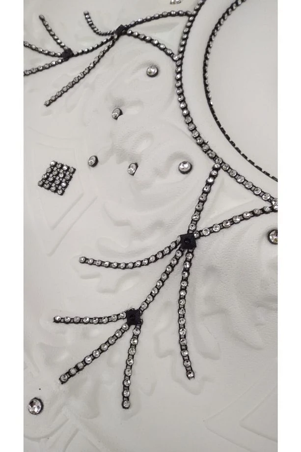 Osmanlı Desenli Stropiyer Taşlı Tavan Lamba Göbeği - 38 cm