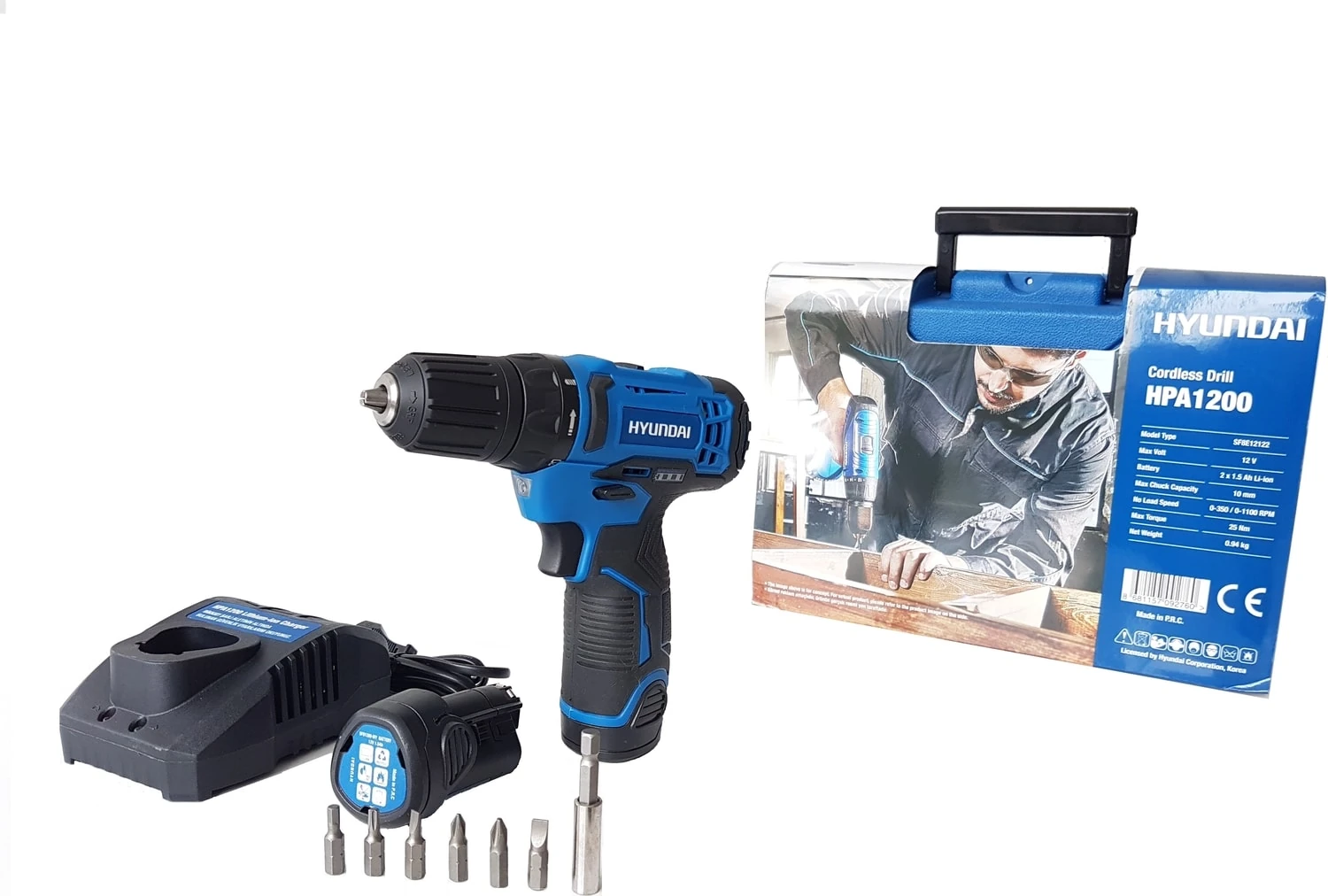 HPA1200 12V Li Ion Çift Akülü Vidalama