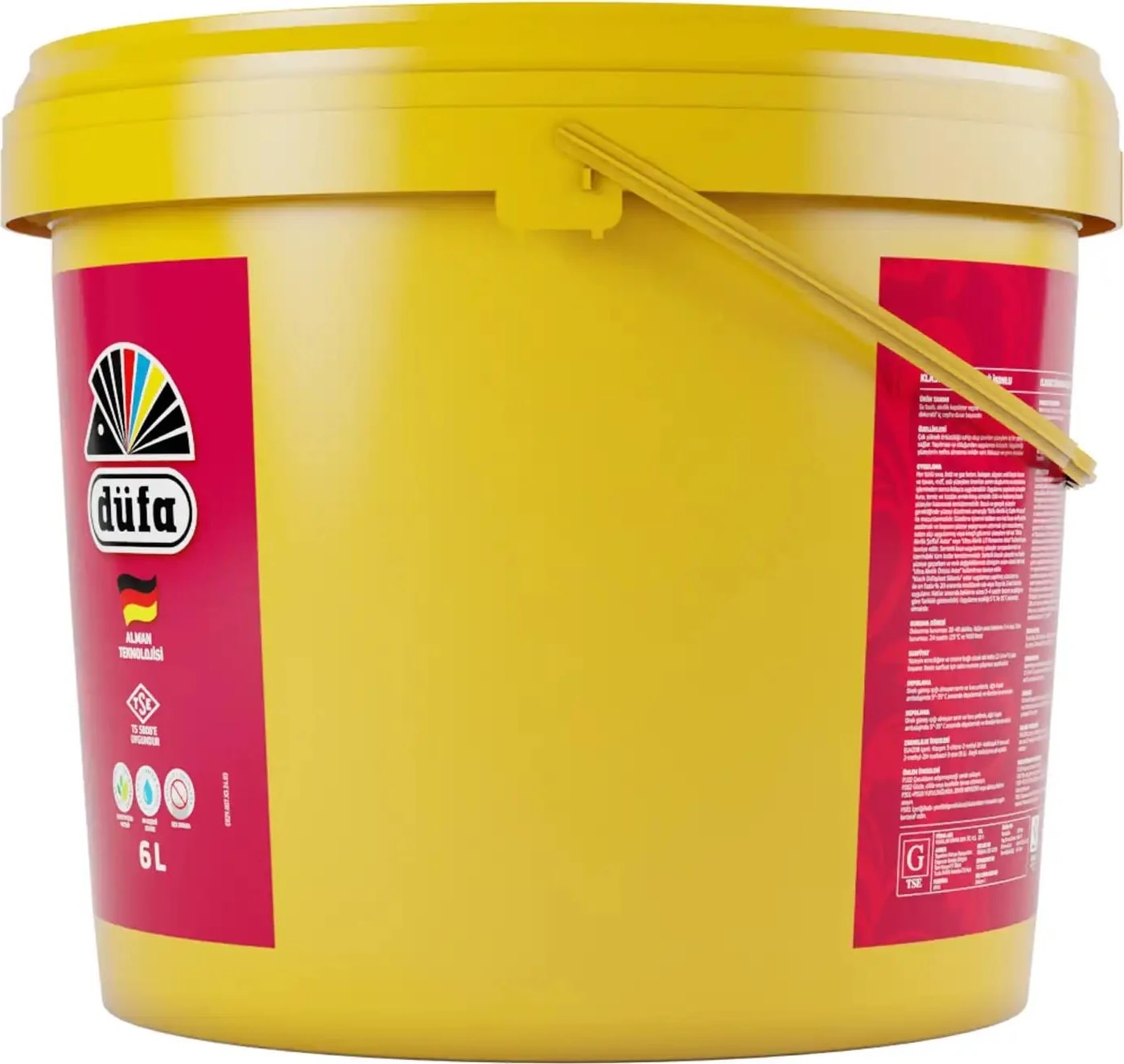 Klasik plast Silikonlu İç Cephe Duvar Boyası 1051 Şampanya 6 l