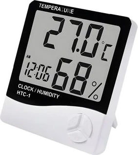 Derece Termometre Isı ve Nem Saat Alarm Mini Dijital Termometre Nem Ölçer Oda Sıcaklığı Iç Mekan