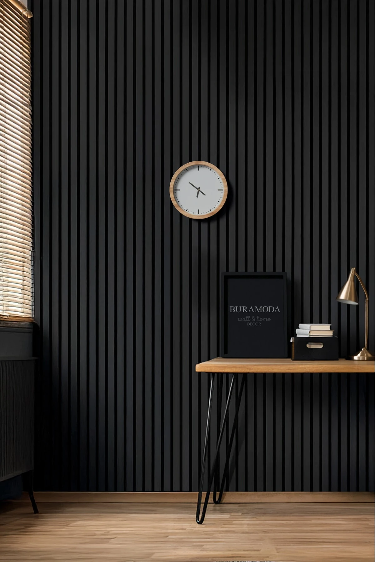 60x250 Cm Akustik Duvar Paneli Star Slim Flex Ff Kaplama Siyah - Ses Ve Isı Yalıtımı