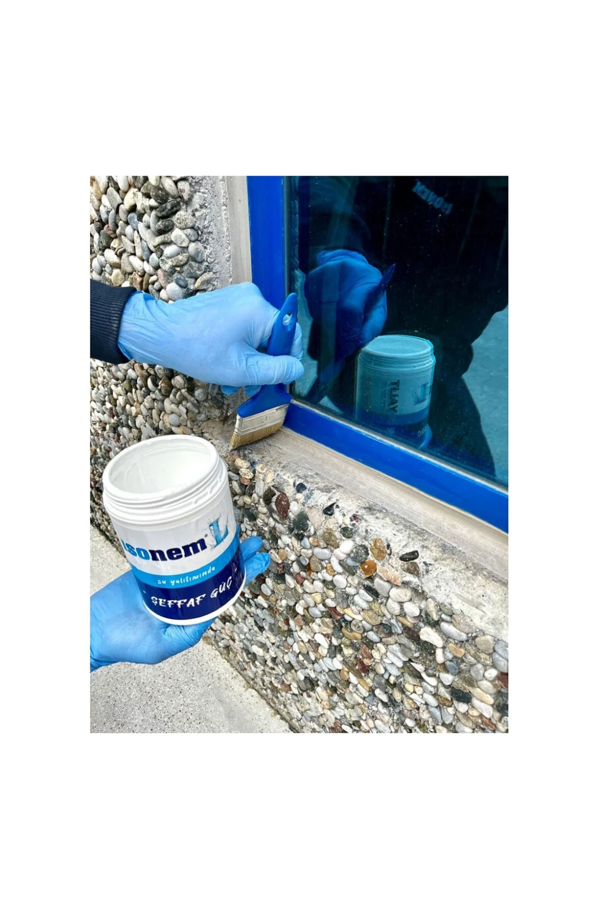 L ŞEFFAF GÜÇ Şeffaf Su Yalıtım Malzemesi 1 L x 8 Ad / Koli