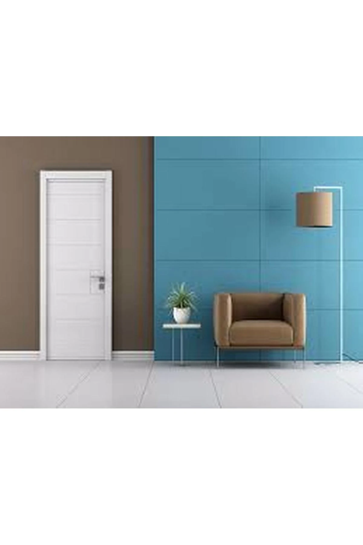 *gri Kayrak* Su Bazlı Amerikan Panel Kapı Boyası-1 Litre