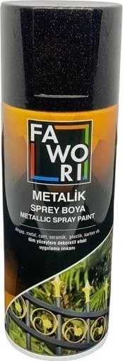 359 Akrilik Metalik Siyah Sprey Boya 400Ml