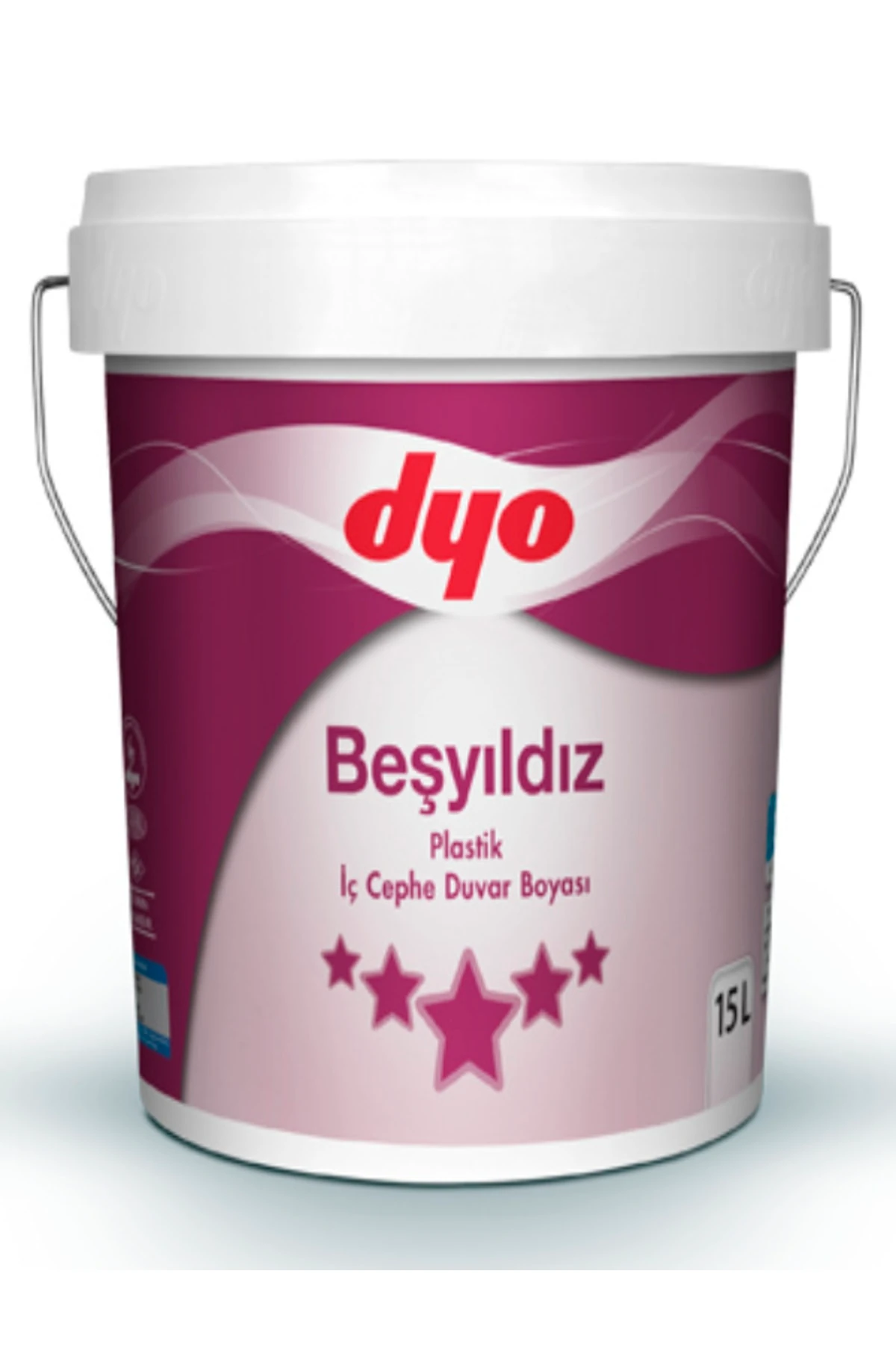 10 Kg Beşyıldız Plastik Iç Cephe Duvar Boyası 0355 Belce Beji