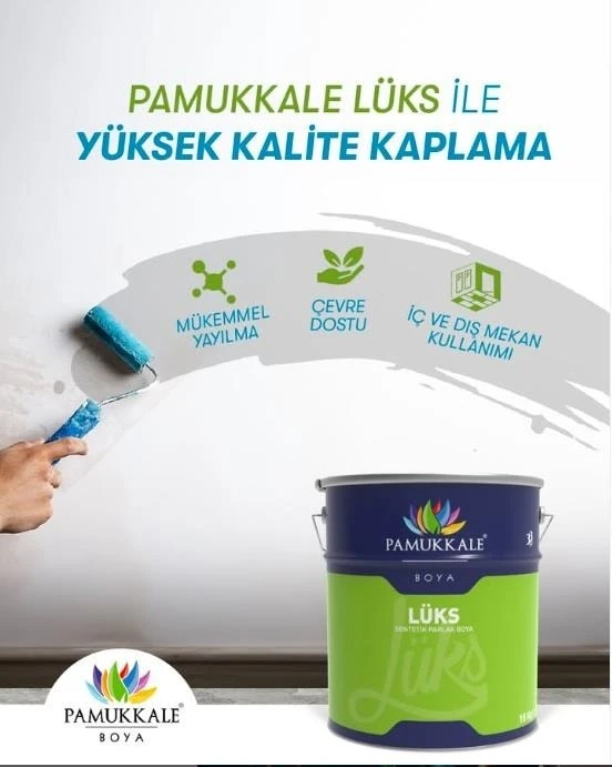 Lüks Parlak Sentetik Yağlı Boya 15 Lt Havai Mavi Ral 5915