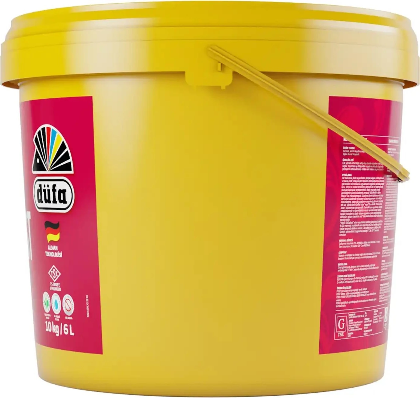 Klasik plast İç Cephe Duvar Boyası 1108 Koyu Fildişi 6 l