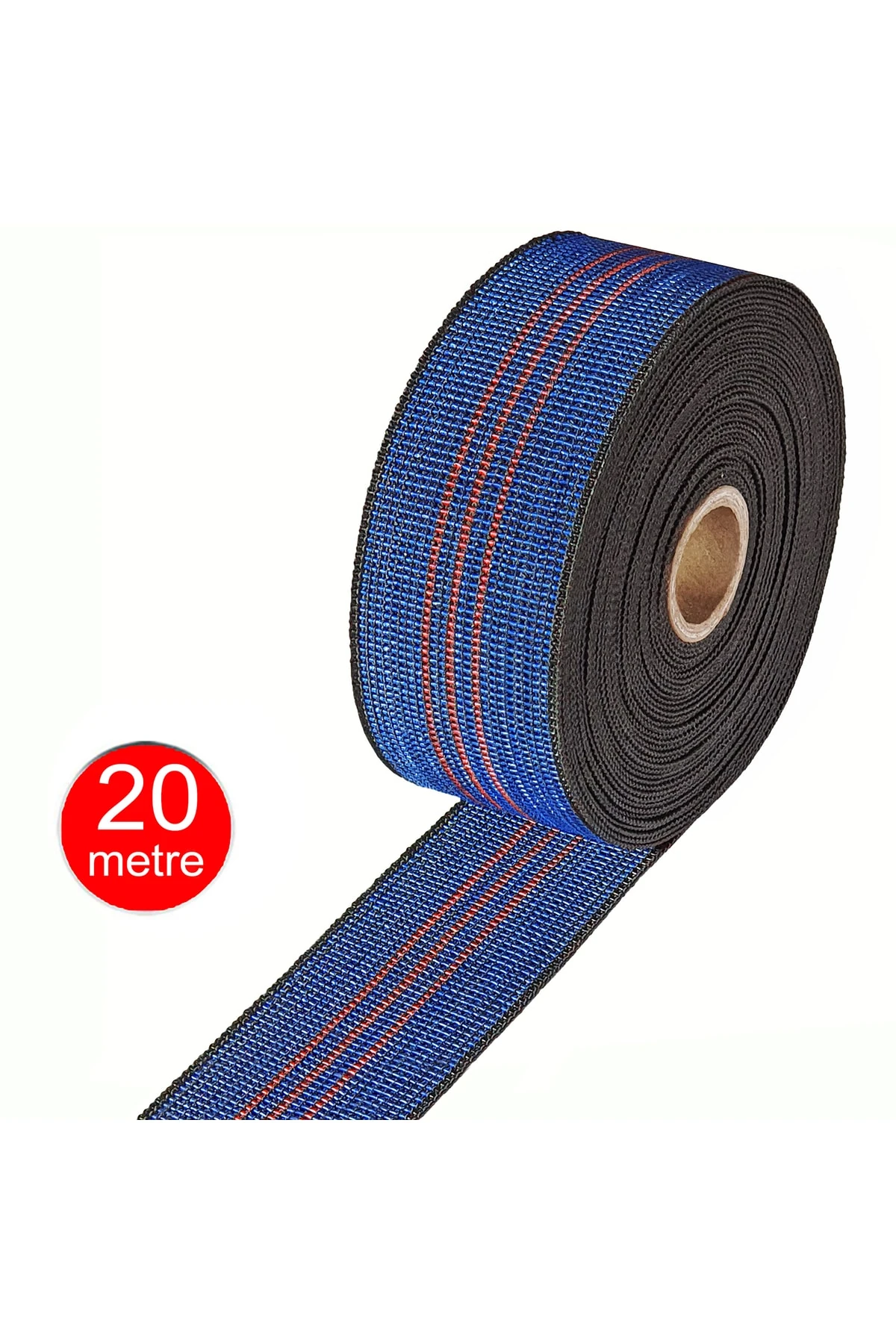 5cm Geniş Bant Kolon Lastik Sandalye Koltuk Kanepe Taban Döşeme Lastiği -20 Mt